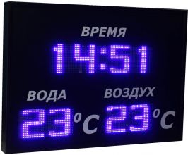 Табло для бассейна №5 синее